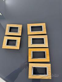 Placche Biticino Axolute Legno Frassino