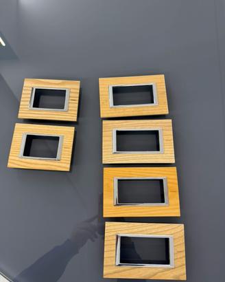Placche Biticino Axolute Legno Frassino