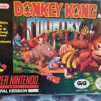 Donkey kong country Super Nintendo pal Ita