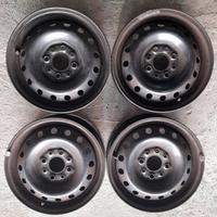 4 cerchi ferro auto raggio 13 ben tenuti