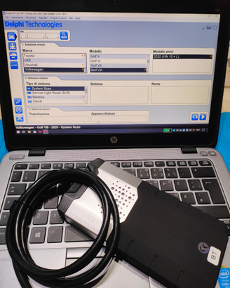 Kit diagnosi pc Lenovo 12 Delphi autocom 2023