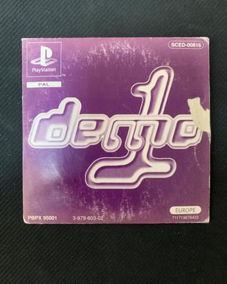 Videogioco playstation 1 demo 1 viola con custodia