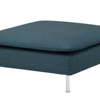 Pouf poggiapiedi Ikea blu verde