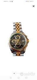 citizen chronograph oro e acciaio 
