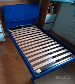 Letto Axil 1 piazza e mezzo+ rete +materasso