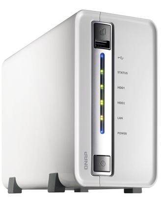 NAS QNAP TS-212P + 6TB 2 HDD Western Digital incl.