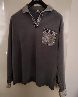 polo maniche lunghe uomo taglia XXL 