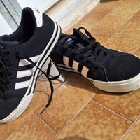 Scarpe Adidas uomo Daily nere e bianche 40 e 2/3