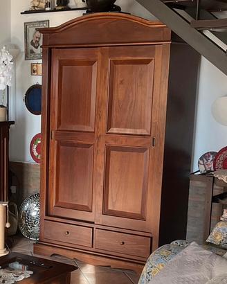Armadio in legno 2 ante