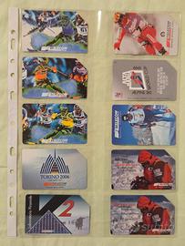 🎿 10 Schede Telefoniche: Sci, Montagna, Avventure
