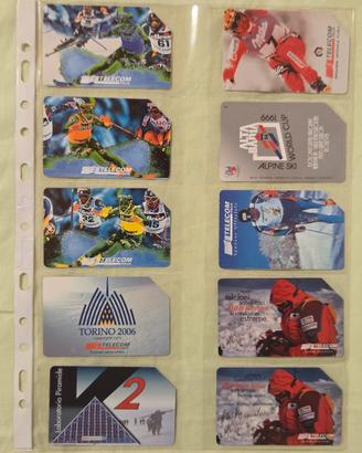 🎿 10 Schede Telefoniche: Sci, Montagna, Avventure