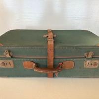 n.3 valigie vintage in cartone e stoffa