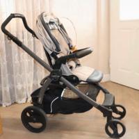 Trio peg perego carrozzino sediolina portanfan