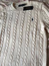 Ralph Lauren Maglione Bianco