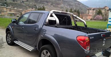 Mitsubishi L200 2005>2015 Roll Bar Inox con stop