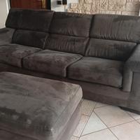 Divano microfibra Poltronesofà e pouff