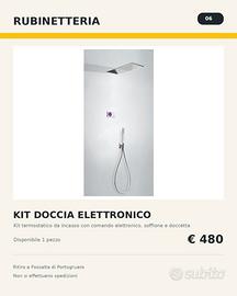 KIT DOCCIA ELETTRONICO DA INCASSO