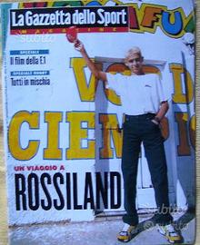 Gazzetta sport megazine valentino rossi honda 1997