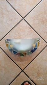Coppia applique Made in italy  vetro satinato