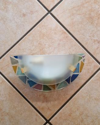 Coppia applique Made in italy  vetro satinato