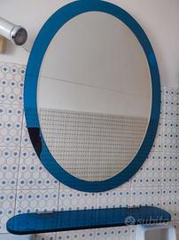 Specchio bagno con mensola