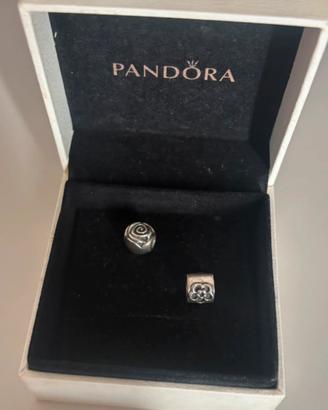 Set 2 Charm Pandora in Argento 925