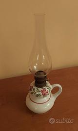 lume ad olio in ceramica