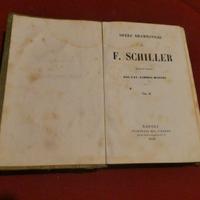 Libro anno 1850 SCHILLER: Don Carlo, Guglielmo Tel