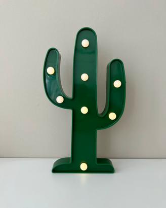 Lampada cactus luminoso a batterie
