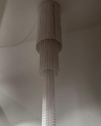 Lampadario Scultoreo a Cascata