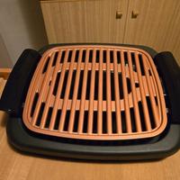 Piastra griglia barbecue elettrica per grigliata