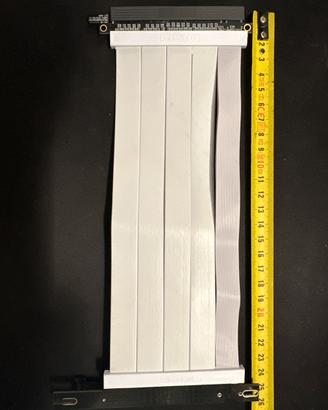 Cavo riser 4.0 lian li bianco 90 gradi