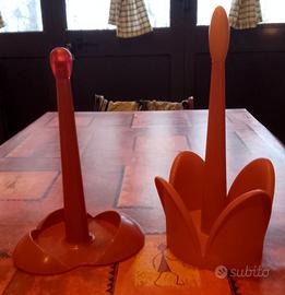 2 Porta rotoli di scottex rossi 