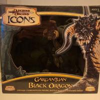 D&D Miniatures Icons Gargantuan Black Dragon