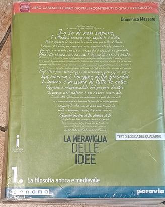 Libro di filosofia - La meraviglia delle idee 