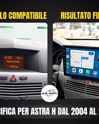 Opel Astra H KIT COMPLETO Autoradio Android 9 pol.