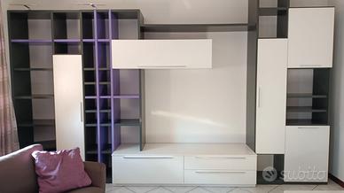 Parete attrezzata salotto