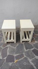 tavolino in legno di abete
