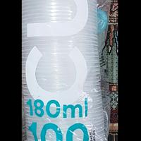 bicchieri di plastica cristal pz 100 € 1,50