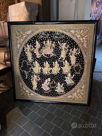 Arazzo Thailandia con cornice nera