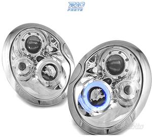 FARI PER MINI COOPER 01-04 OCCHI ANGEL CROMATI