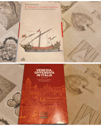 Lotto 2 libri storia di Venezia: Moro e Costantini