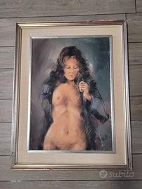 quadro su tela donna nuda