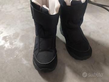 Doposci trekking bambino strap neri 32