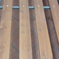  Due rete singola a doghe larghe 