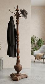 Attaccapanni antico Michael Thonet in legno  180cm
