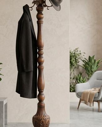 Attaccapanni antico Michael Thonet in legno  180cm