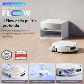 NARWAL Flow base Compatta con allaccio idrico