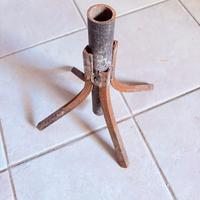Supporto base artigianale in ferro