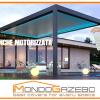 Pergola Bioclimatica ALU led motorizzata o manuale